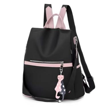 Imagem de Bolsa Feminina Casual Alça Transversal Moderna Fashion Média Anti Furto Semi Impermeavel Estilosa Compacta Trabalho Dia a Dia Costa (Preto)