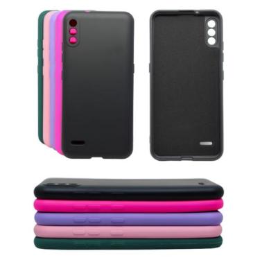 Imagem de Capa Capinha Para LG K22 Aveludada Silicone Case - Mustangshop, Rosa C