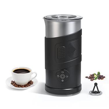 Imagem de Batedor de Leite Elétrico, Vaporizador de Leite Automático, 4 Em 1, Fabricante de Espuma Quente e Fria, 350ml, Aquecedor de Leite para Cappuccinos, Latte, café, Chocolate Quente