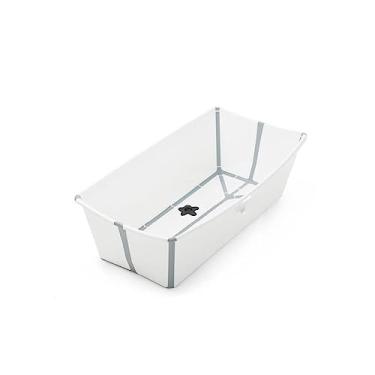 Imagem de Banheira Flexível Transparente Plug Térmico Stokke (Branca, 80cm)