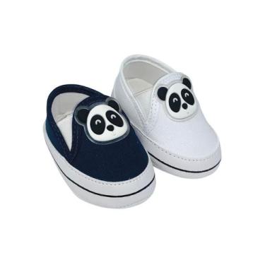Imagem de Kit Com 2 Pares Sapatinho De Bebê Sapato De Bebê Direto Da Fabrica T51