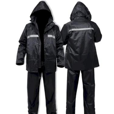 Imagem de Capa Chuva Conjunto Completo Motoqueiro Adulta Unissex Luva - Vhip