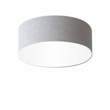 Imagem de Plafon Para Quarto Cilíndrico SQ-3005 Cúpula Cor Rústico Cinza - Vivar