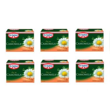 Imagem de 6un Chá de Camomila 10 sachês cada - Dr. Oetker, CHAS ERVAS 10 SACHES