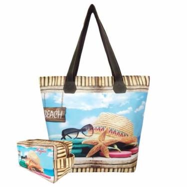 Imagem de Bolsa Feminina e Necessaire Chapéu e Estrela-do-Mar Magicc Bolsas