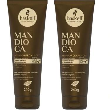 Imagem de Kit 2 Ativador de Cachos Haskell Mandioca 240gr