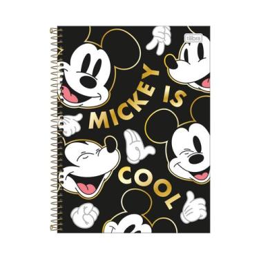 Imagem de Caderno 10 MatErias 160 Folhas Vintage Mickey Mouse Tilibra