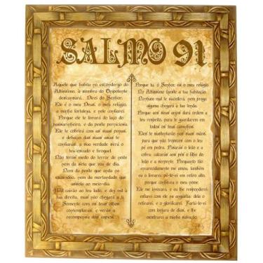 Imagem de Quadro Do Salmo 91, Mod. 01, Tam. 30x25cm. Angelus