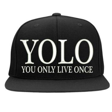 Imagem de Boné Bordado - Yolo You Only Live Once Swag Trap Dub - HIPERCAP