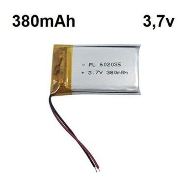 Imagem de 1 Bateria 602035 Com 3,7v E 2 Fios 6mm X 20mm X 35mm - bgb