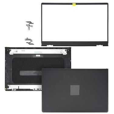 Imagem de Tampa traseira LCD de substituição moldura frontal com dobradiças para laptop Dell inspiron 15 3510 3511 3515 3520 3525 série 0WPN8 09WC73 AP3LE000901