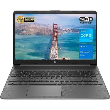 Imagem de HP Essential Laptop, tela FHD de 15,6 polegadas, processador Intel Core i3-1215U, 16GB RAM, SSD de 1 TB, webcam, Wi-Fi 6, HDMI, Windows 11 Home, acessórios KKE, cinza