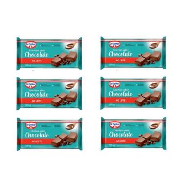 Imagem de 6un Cobertura Barra Chocolate ao Leite 1,01kg - Dr. Oetker