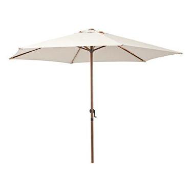 Imagem de Ombrelone Central Roma Hexa Bege Importado 230x260 Cm - Nattural Impor