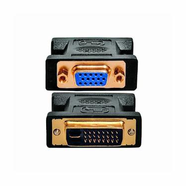 Imagem de Adaptador DVI Macho (24+1) X VGA Femea