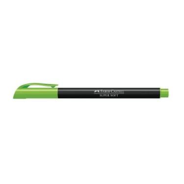 Imagem de Caneta Brush Pen Faber-Castell Supersoft (Marcador Artístico), VERDE
