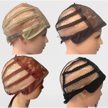 Imagem de Touca base para confeccionar tecer e fazer wig perucas half wig - Ms C