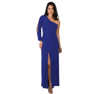 Imagem de Vestido Feminino Longo  Nula manca , mula manca  Fenda Festa Madrinha 