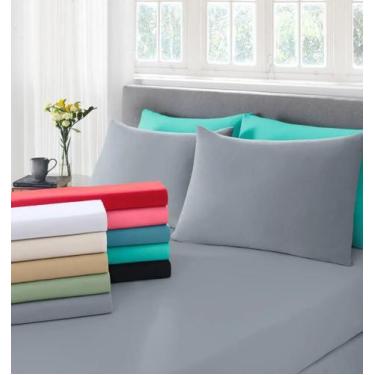 Imagem de Lençol Malha Algodão Queen Avulso Elástico Antialérgico Branco - Natha