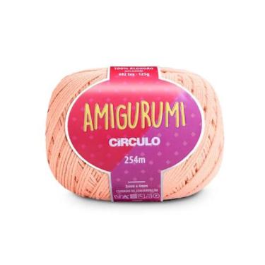 Imagem de Fio Linha Amigurumi Círculo para Crochê e Artesanato - 125g 254m Tex 4