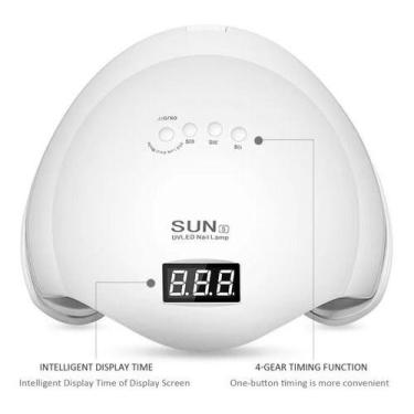 Imagem de Cabine Leduv 48w Bivolt P/ Unhas De Gel Fibra Nail Art Ofert - OEM