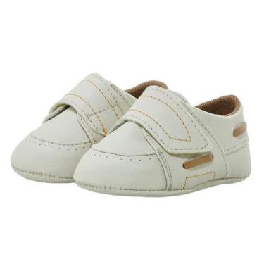 Imagem de Sapatinho de Bebê Bicho de Pé - Dockside Masculino com Fecho - Sintéti