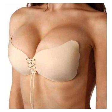 Imagem de Sutia Adesivo Silicone Invisivel Levanta Seio Sem Alça Cola - Freebra,