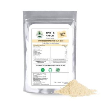 Imagem de Extrato de Soja 100% Natural 200g para Bebidas e Saudáveis - Raiz e Sa