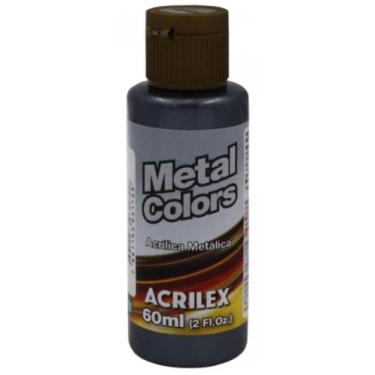 Imagem de Tinta Metal Colors 60ml - 520 Preto Acrilex