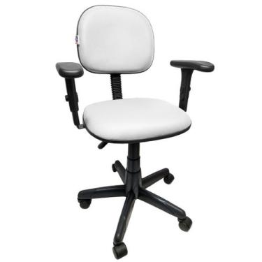 Imagem de Cadeira Secretaria Giratória De Escritório Com Regulagem de Altura Bra