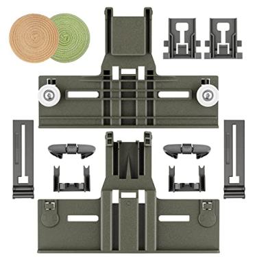 Imagem de W10350375 peças de ajuste de rack superior de lava-louças para substituição para peças de lava-louças Whirlpool WDT730PAHZ0 WDT750SAHZ0 WDTA50SAHZ0 WDTA50SAHZ0 WDT970SAHZ0 peças de rack superior, serve para peças de rack de lava-louças Kenmore