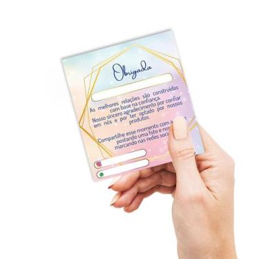 Imagem de 25 Cartão agradecimento Cliente pela compra, mimo,  Diversos - Teodoro