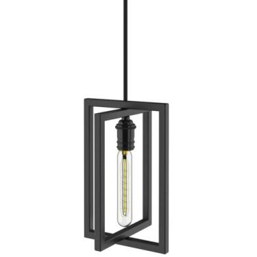 Imagem de Pendente Moderna Industrial Luminária De Teto Preto SF - Shopforte