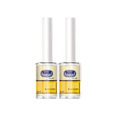 Imagem de Kit 2 Base para Unha Ideal Cetim com Silicone 9ml