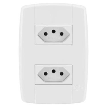 Imagem de Conjunto 1 Tomada 10A + 1 Tomada 20A - Ilumi Lev - 87009