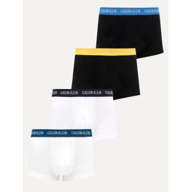 Imagem de Cueca Calvin Klein Low Rise Trunk Classic Colors Preta e Branca C11.07