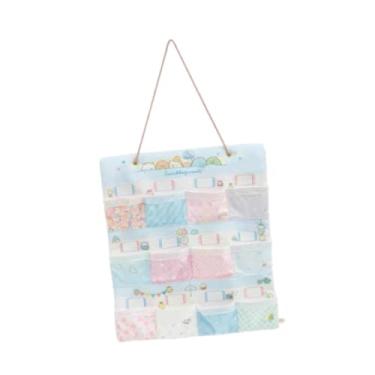 Imagem de DimyFew Saco de suspensão de parede sobre a porta, organizador com bolsos, economia de espaço, armazenamento multiuso de animais de pelúcia para despensa,