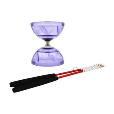 Imagem de Generic Diabolo Toy Chinês Diabolo Set Multifuncional Dupla Cabeça com Hastes Triplo Rolamento Diabolo Brinquedo de Malabarismo para Crianças Palco