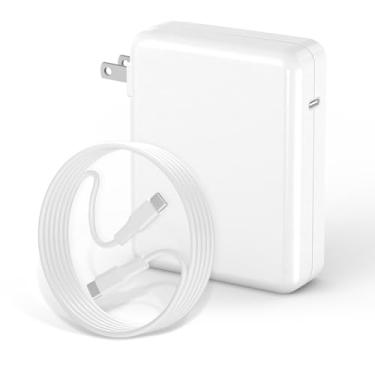 Imagem de Carregador para Mac Book Pro 140W USB-C adaptador de alimentação, compatível com MacBook Pro 16, 15, 14, 13 polegadas, MacBook Air 13 polegadas, iPad Pro 2024/2023/2022/2011/2020, M1 M2 M3, inclui