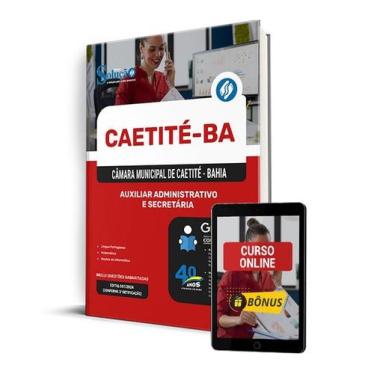 Imagem de Apostila Câmara de Caetité - BA 2025 - Auxiliar Administrativo e Secre