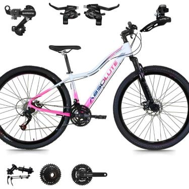 Imagem de Bicicleta Feminina Mtb Aro 29 Aluminio Absolute Hera 24v SHIMANO Disco Mecanico Cubo K7-Feminino