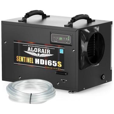 Imagem de Desumidificadorcom Bomba e Mangueira para Porões, Remove até 56 Litros, ALORAIR, Preto