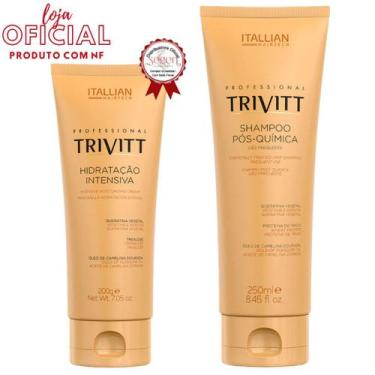 Imagem de Trivitt -Hidratação Intensiva 200g+Shampoo Pós Química 250ml - Itallia