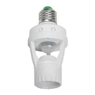 Imagem de Sensor De Presença Com Fotocélula Soquete Lâmpada Bocal E27 - BIVOLT