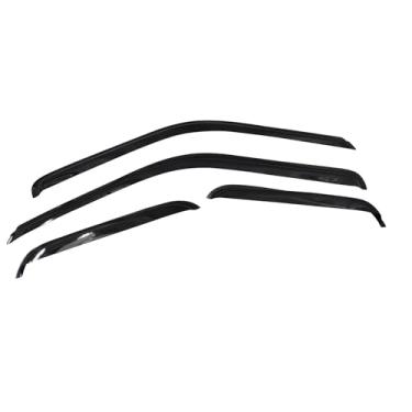 Imagem de Viseiras de janela de fita para Chevy GMC C10 C1500 C2500 C2500 C3500 K1500 K1500 K2500 K3500 somente cabine estendida, defletores de vento de janela automática lateral, ventshade, protetores de chuva