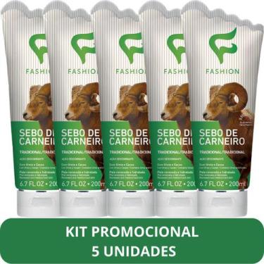 Imagem de Creme Hidratante Tradicional Fashion Sebo de Carneiro Bisnaga 200ml Ki