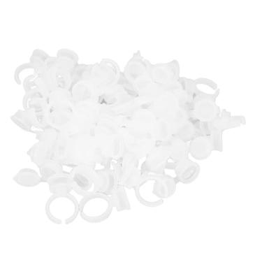 Imagem de Copos com suporte de anel de tinta, copo de anel de pigmento de 13 mm de diâmetro, 100 peças, evita quedas, higiene descartável para lojas (Generic6gsy8nwbt9-11)