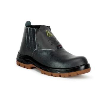 Imagem de Botina Bota Preta Trabalho Composite Eletricista Epi Crival, 37, Preto