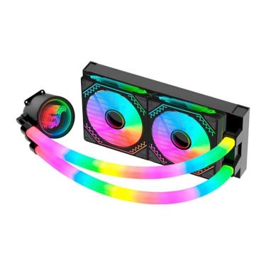 Imagem de Water Cooler K-Mex WAC9 Infinite 240mm - Bifrost - ARGB - Preto - WAC9F123APDAB0X