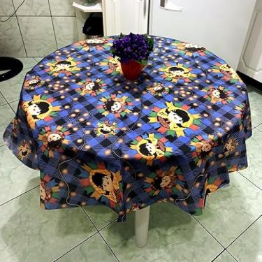 Imagem de Toalha Mesa de TNT Estampada Redonda 1,35 Diâmetro - 5 Uni Caipirinhas Junina